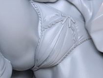 【アダルトフィギュア】【WF2023冬】弱電波さんイラストを立体化！PartyLook新作エロフィギュア「渡辺彩沙」監修中原型が展示！