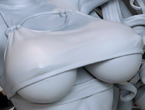 【アダルトフィギュア】【WF2023冬】ねこめたるさんイラストを立体化！Lovely新作エロフィギュア「高橋夏海」監修中原型が展示！