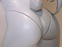 CABAさんイラストを立体化したSHOWMON新作美少女フィギュア「SEI」監修中原型が展示！