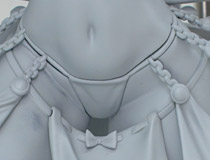 【WF2023冬】ウイング新作美少女フィギュア「ボンバーガール グリムアロエ（ベリーダンスVer.）」監修中原型が展示！