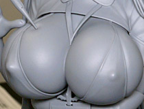 【2023春合同展示会】レチェリー新作美少女フィギュア「コミックアンリアル ヴァンパイアナース マリア illustration by Re:しましま」監修中原型が展示！