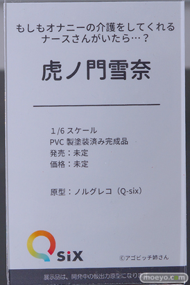 Q-six もしもオナニーの介護をしてくれるナースさんがいたら…？ 虎ノ門雪奈 ノルグレコ フィギュア ワンダーフェスティバル2023 [冬]  12