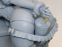 【アダルトフィギュア】【WF2023冬】HOTVENUS新作エロフィギュア「ブルーパンダコーヒー」監修中原型が展示！