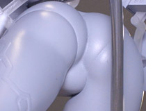 【2023春合同展示会】クロックワークス新作美少女フィギュア「超次元ゲイム ネプテューヌ パープルハート」監修中原型が展示！