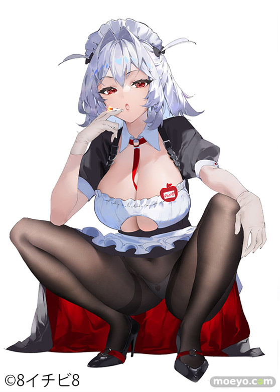 HOTVENUS 8イチビ8オリジナルキャラクター へべちゃん メイドver. CorA アビル ネイティブ エロ フィギュア 24