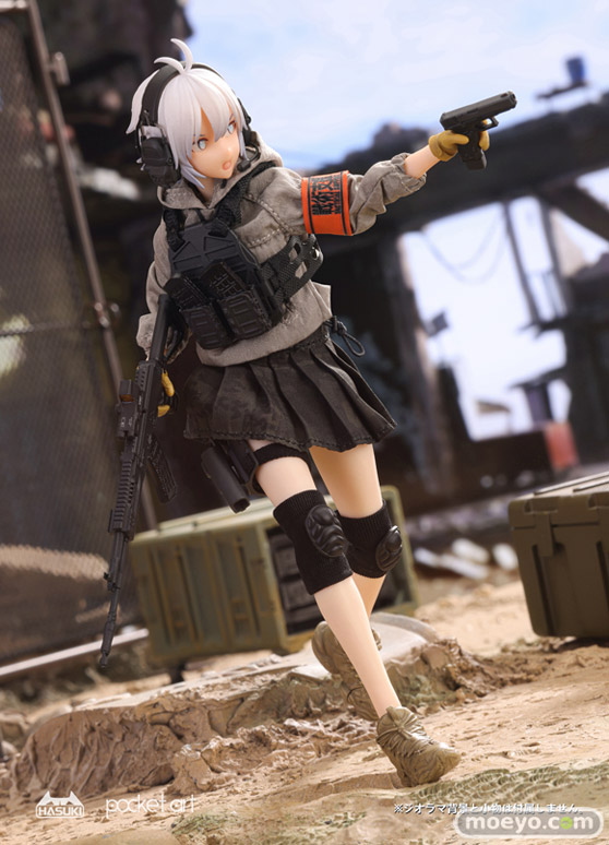HASUKI pocket artシリーズ PA003 ライフルマン 波部サーシャ あみあみ フィギュア 03