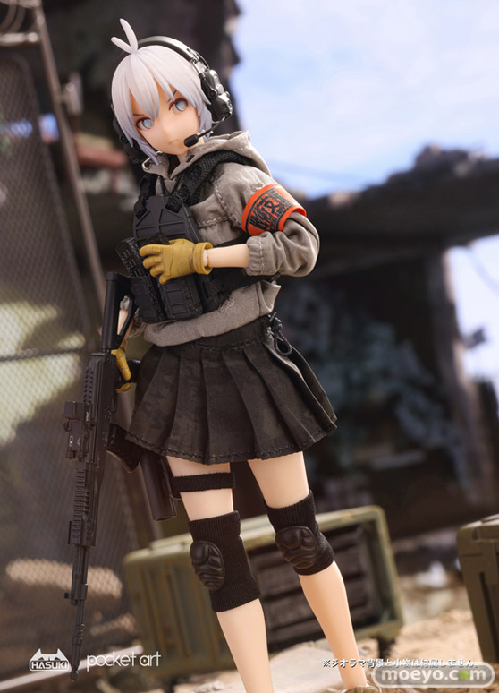 HASUKI pocket artシリーズ PA003 ライフルマン 波部サーシャ あみあみ フィギュア 06