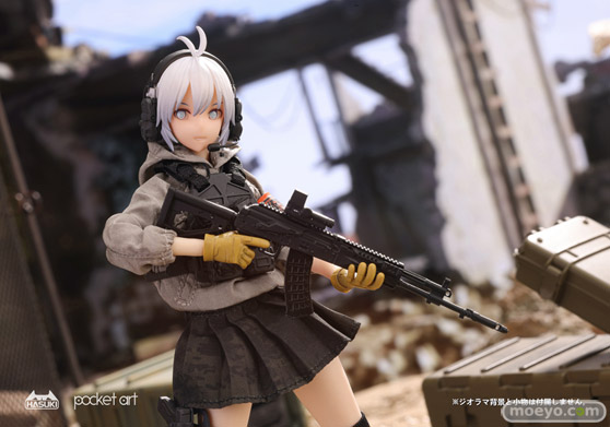 HASUKI pocket artシリーズ PA003 ライフルマン 波部サーシャ あみあみ フィギュア 08