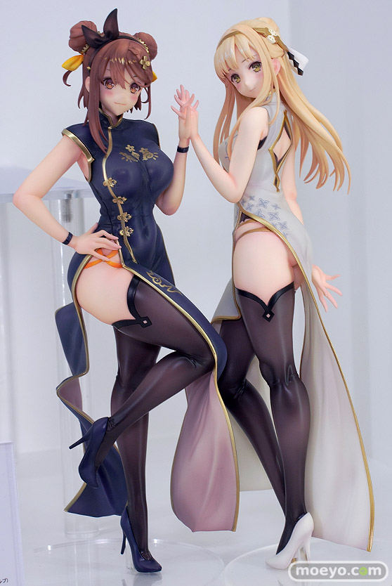 ファット・カンパニー ライザのアトリエ2 ライザ＆クラウディア チャイナドレスVer. ヤドカリ とり いなば フィギュア ワンダーフェスティバル2023 [冬] 01