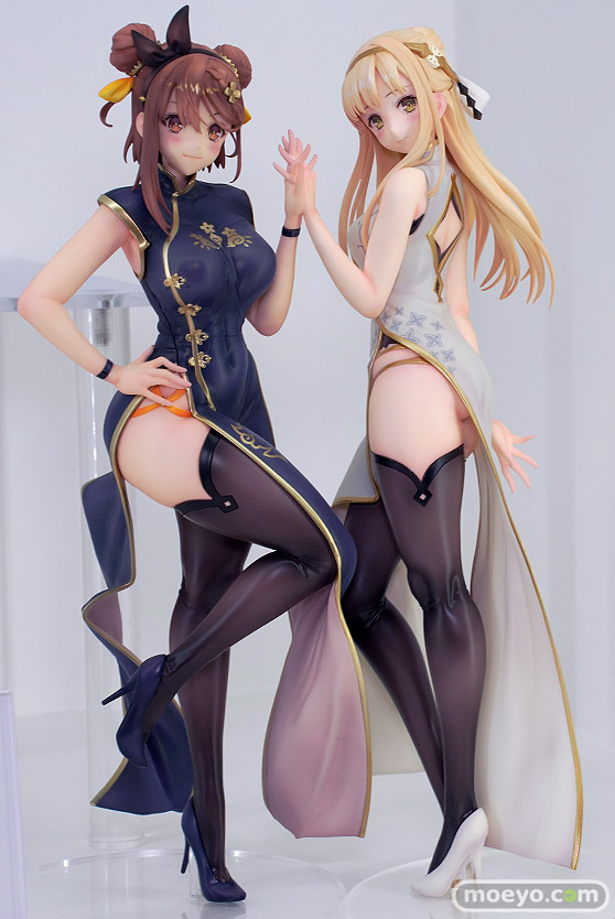 ファット・カンパニー ライザのアトリエ2 ライザ＆クラウディア チャイナドレスVer. ヤドカリ とり いなば フィギュア ワンダーフェスティバル2023 [冬] 02