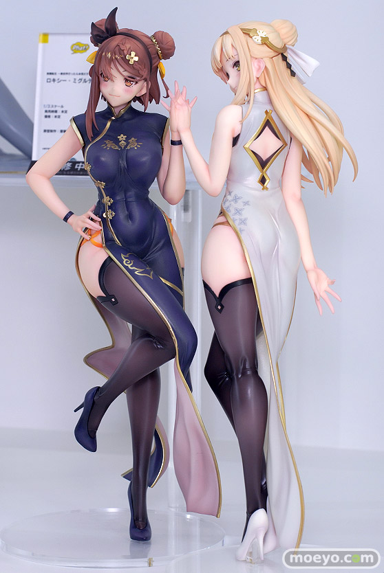 ファット・カンパニー ライザのアトリエ2 ライザ＆クラウディア チャイナドレスVer. ヤドカリ とり いなば フィギュア ワンダーフェスティバル2023 [冬] 03