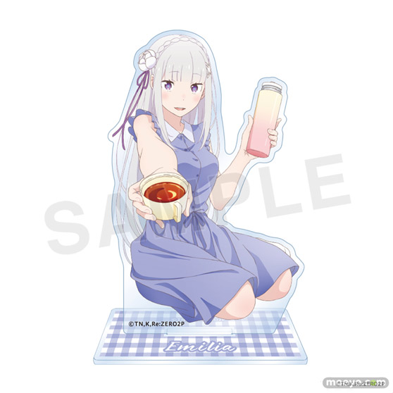 「Re:ゼロから始める異世界生活」より、ピクニックがテーマのエミリア、ラム、レムの描きおろしイラストを使用したオンラインくじが登場！ 09