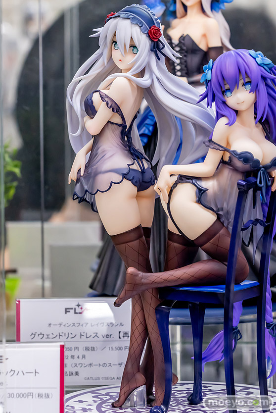 フレア 「ネプテューヌ」シリーズ パープルハート＆ブラックハート ベビードールver. French Doll G.O. 強龍 フィギュア あみあみ 12