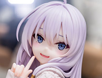 フェネクス新作美少女フィギュア「魔女の旅々 イレイナ ニットワンピースver.」彩色サンプルがアキバで展示！