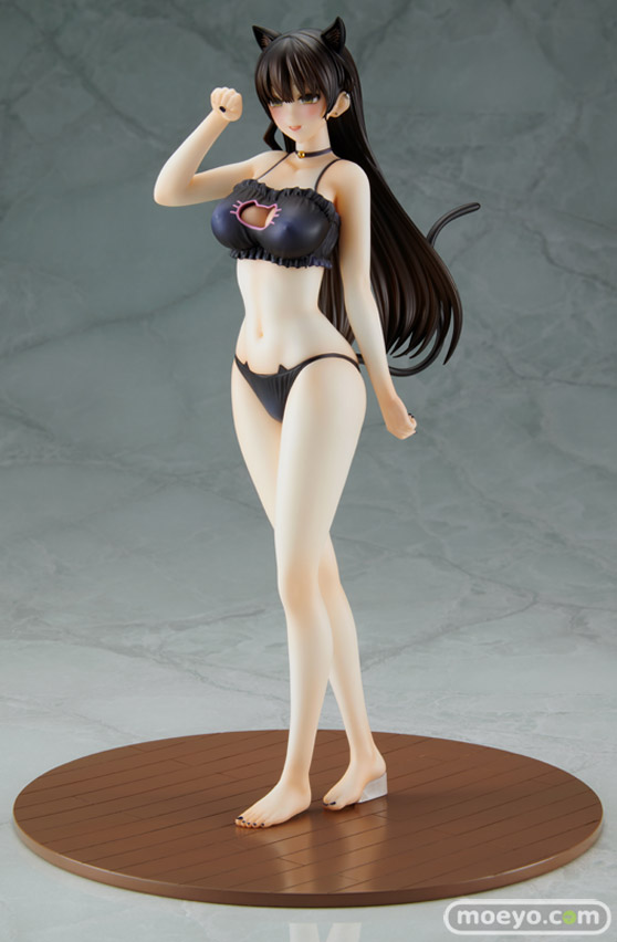 回天堂 見知らぬ女子高生に監禁された漫画家の話 此方 『競泳水着&猫ランジェリー』コスチュームセット アサノユウジ 遊姫 フィギュア 07