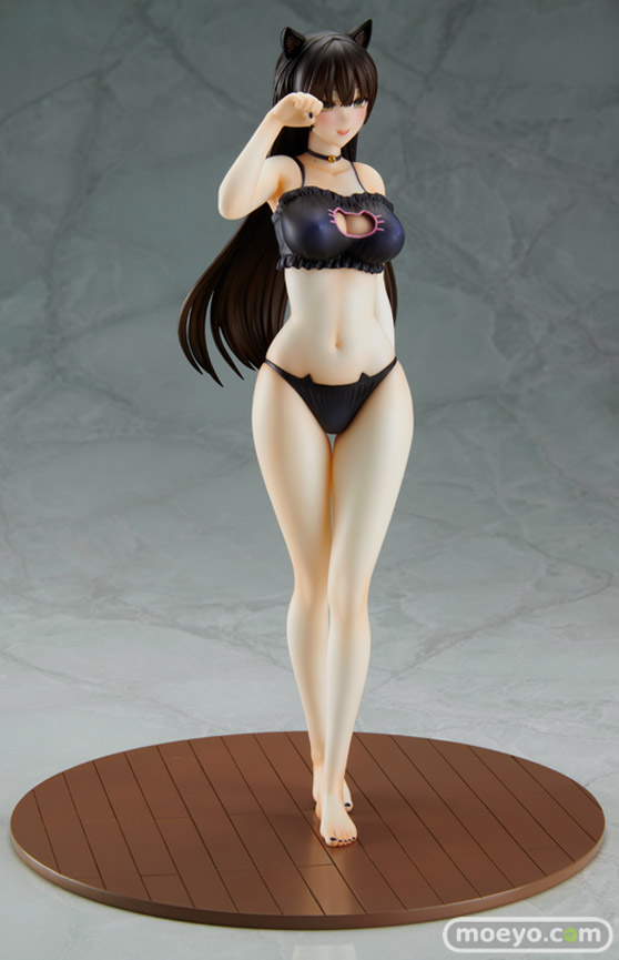回天堂 見知らぬ女子高生に監禁された漫画家の話 此方 『競泳水着&猫ランジェリー』コスチュームセット アサノユウジ 遊姫 フィギュア 09