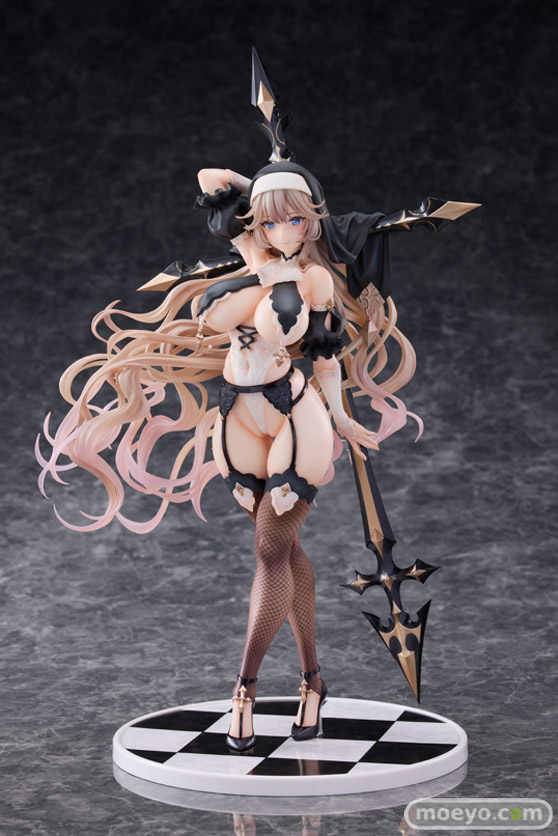 Pink・Cat 魔太郎オリジナルキャラクター 罪深き聖女・シスターアイシャ ふぉるとねいしょん グラハム仮面 ネイティブ エロ フィギュア キャストオフ 03