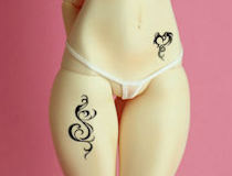 PinkDrops タトゥーパーツ（白肌） 黒タトゥー ピンクタトゥー リアルアートプロジェクト クアラントット エロ フィギュア ドール 