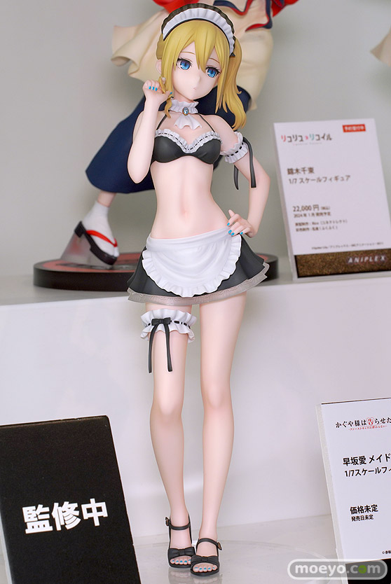 アニプレックス アニメ「かぐや様は告らせたい-ファーストキッスは終わらない-」早坂愛 メイド水着Ver. 千鶴 クレーネル ワンホビギャラリー2023 SPRING フィギュア 02