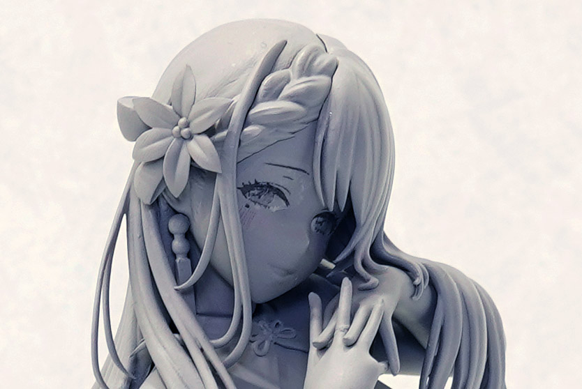 ユニオンクリエイティブ新作美少女フィギュア「大熊まい イラスト 癒し系チャイナおねえさん」監修中原型が展示！