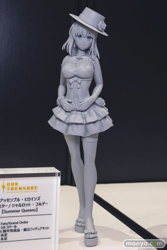 画像　フィギュア　サンプル　レビュー　ワンダーフェスティバル2023 [冬]　アワートレジャー アッセンブル・ヒロインズ キャスター / シャルロット・コルデー【Summer Queens】 http://ourtreasure.co.jp/ 02