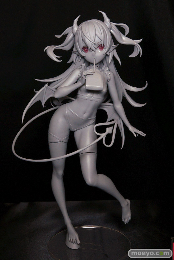 画像　フィギュア　サンプル　レビュー　ワンダーフェスティバル2023 [夏]　えいてぃーん  褐色吸血鬼 夜ちゃん illustration by 湯気 Agito 01