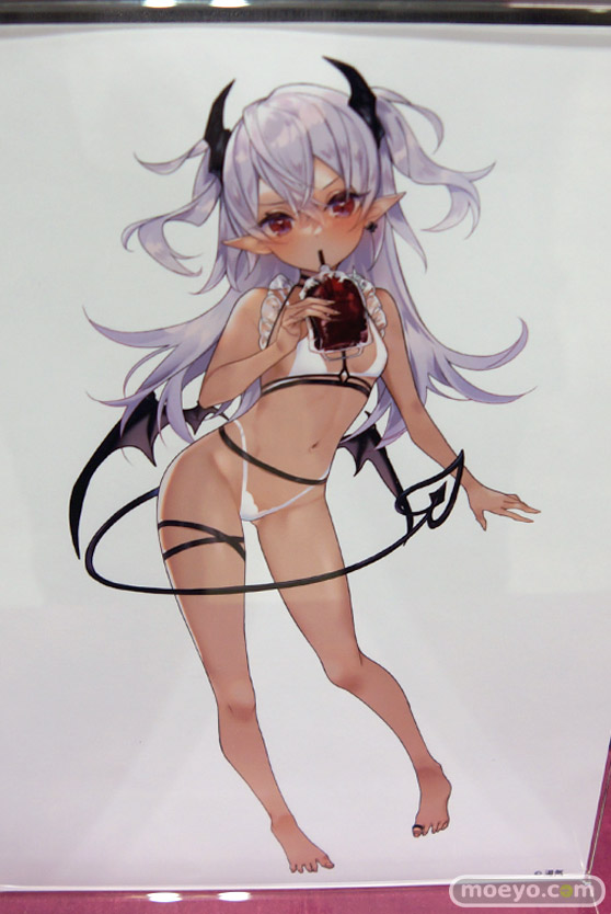 画像　フィギュア　サンプル　レビュー　ワンダーフェスティバル2023 [夏]　えいてぃーん  褐色吸血鬼 夜ちゃん illustration by 湯気 Agito 11