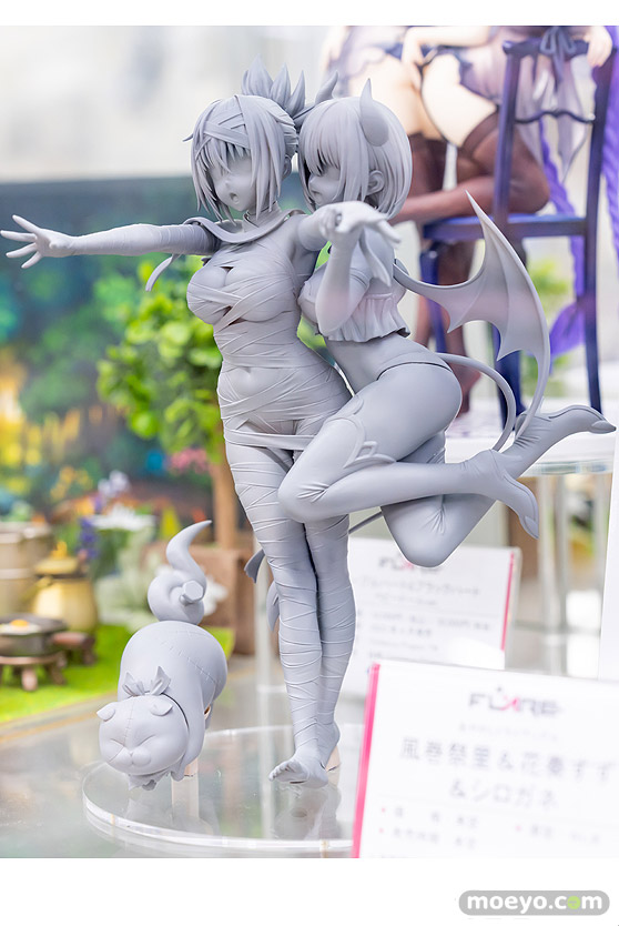 フレア あやかしトライアングル 風巻祭里＆花奏すず＆シロガネ みしま フィギュア あみあみ 03