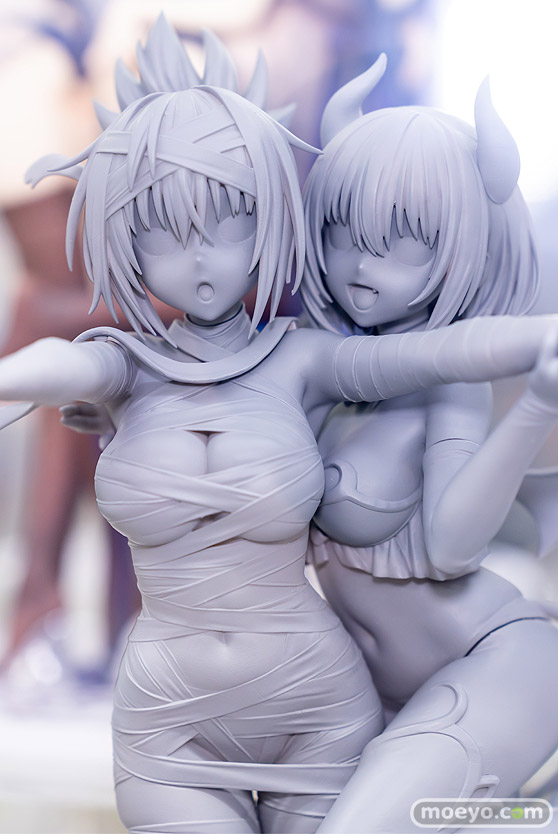 フレア あやかしトライアングル 風巻祭里＆花奏すず＆シロガネ みしま フィギュア あみあみ 04