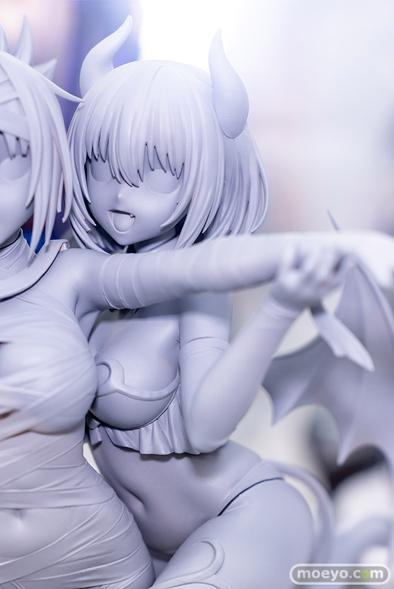 フレア あやかしトライアングル 風巻祭里＆花奏すず＆シロガネ みしま フィギュア あみあみ 12