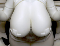 【アダルトフィギュア】【WF2023夏】えいてぃーん新作エロフィギュア「ナース堕天使ちゃん illustration by 藤ます」無彩色サンプルが展示！