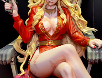 【WF2023夏】メディコス・エンタテインメント新作美女フィギュア「『BLACK LAGOON』バラライカ 真紅の女帝Ver.」彩色サンプルが展示！