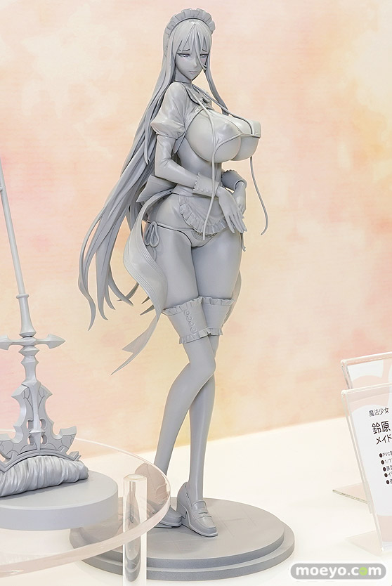 フィギュア ワンダーフェスティバル2023 [夏] キューズQ 魔法少女 鈴原美沙 メイド水着版 RAITA Leslyzerosix 02