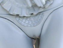 【WF2023夏】キューズQ新作美少女フィギュア「魔法少女 鈴原美沙 メイド水着版」彩色サンプルが展示！