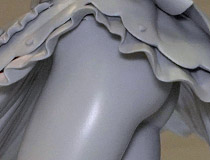 【2023夏合同展示会】NEKOYOME新作美少女フィギュア「ネコぱら メイプル レースクイーンver.」監修中原型が展示！