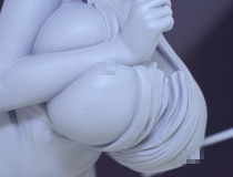 【アダルトフィギュア】【WF2023夏】PANDORA新作エロフィギュア「エプロン宮子（仮） illustration by 真白しらこ」監修中原型が展示！