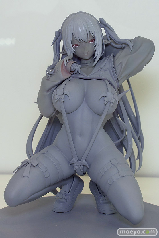 フィギュア ワンダーフェスティバル2023 [夏] Eclipse Feather 白髪パーカーサキュバス そらなにいろ 01