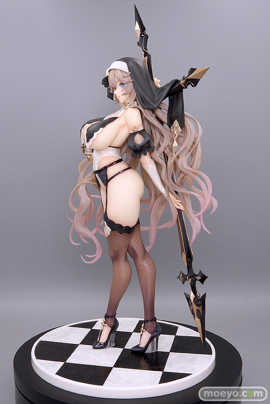 Pink・Cat 魔太郎オリジナルキャラクター 罪深き聖女・シスターアイシャ ふぉるとねいしょん グラハム仮面 ネイティブ エロ フィギュア キャストオフ PVCサンプル 07