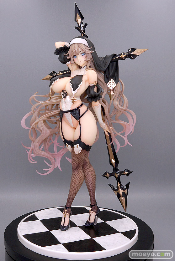 Pink・Cat 魔太郎オリジナルキャラクター 罪深き聖女・シスターアイシャ ふぉるとねいしょん グラハム仮面 ネイティブ エロ フィギュア キャストオフ PVCサンプル 08