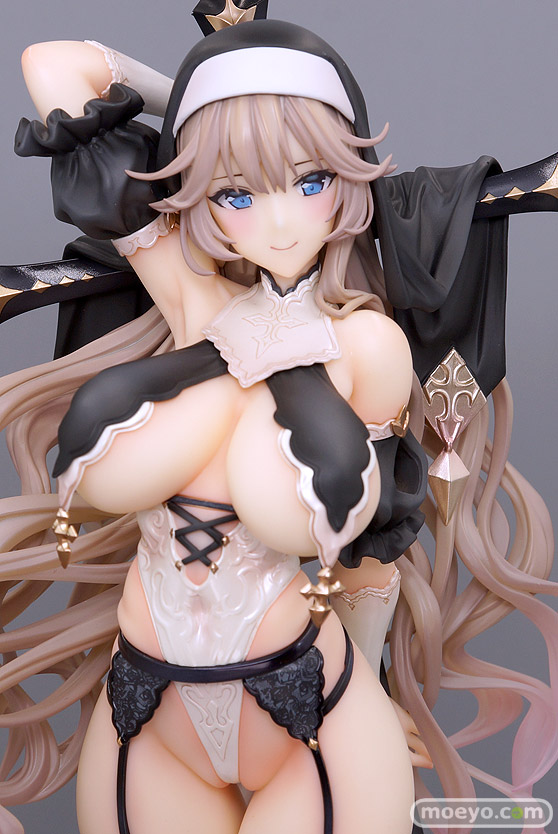 Pink・Cat 魔太郎オリジナルキャラクター 罪深き聖女・シスターアイシャ ふぉるとねいしょん グラハム仮面 ネイティブ エロ フィギュア キャストオフ PVCサンプル 09
