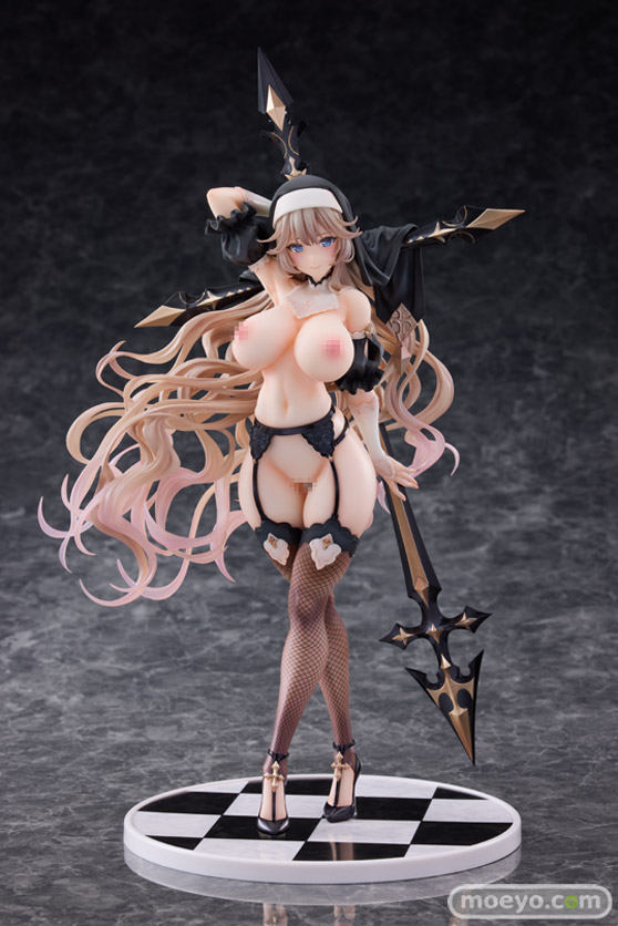 Pink・Cat 魔太郎オリジナルキャラクター 罪深き聖女・シスターアイシャ ふぉるとねいしょん グラハム仮面 ネイティブ エロ フィギュア キャストオフ PVCサンプル 29