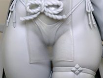 【WF2023夏】魔太郎さんイラストを立体化！maxcute新作美少女フィギュア「卯侍 -USAMURAI-」監修中原型が展示！