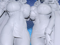 【メガホビEXPO2023】アルター新作美少女フィギュア「アズールレーン ポーラ＆ザラ」製作中原型が展示！