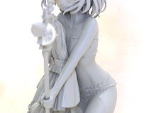 【WF2023夏】キューズQ新作美少女フィギュア「ソフィーのアトリエ ソフィー・ノイエンミュラー お着替えmode」製作中原型が展示！