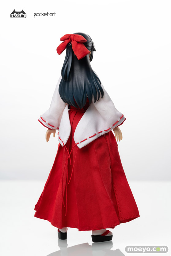 HASUKI pocket artシリーズ PA005 退魔巫女 ツバキ 完成品アクションフィギュア オホ顔 15