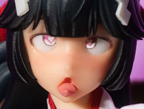 舌だしの「オホ顔」も付属！HASUKI新作美少女アクションフィギュア「pocket artシリーズ PA005 退魔巫女 ツバキ」あみあみで予約受付中！
