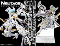 「武装神姫」第2弾として発売された島田フミカネによる「悪魔型ストラーフ」リペイントカラーバージョン、Newtype限定特典付きで予約中!!