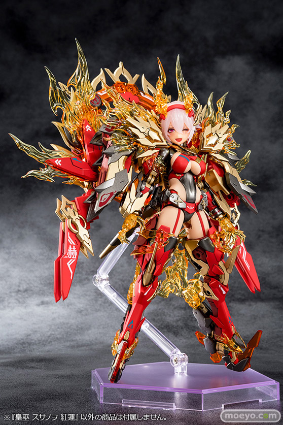 コトブキヤ メガミデバイス 皇巫 スサノヲ 紅蓮 プラモデル 浅井真紀 福元徳宝 株式会社ユニテック たすく 松村年信 鳥山とりを 雨間 01