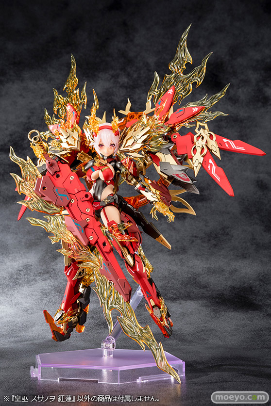 コトブキヤ メガミデバイス 皇巫 スサノヲ 紅蓮 プラモデル 浅井真紀 福元徳宝 株式会社ユニテック たすく 松村年信 鳥山とりを 雨間 05