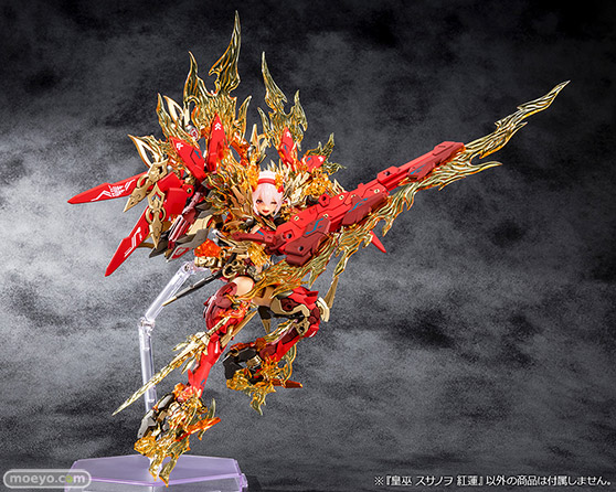 コトブキヤ メガミデバイス 皇巫 スサノヲ 紅蓮 プラモデル 浅井真紀 福元徳宝 株式会社ユニテック たすく 松村年信 鳥山とりを 雨間 06